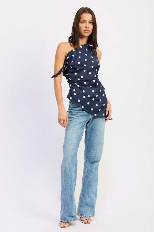 Polka dot top