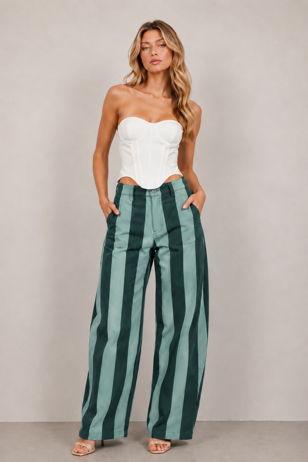 Lina Striped pants
