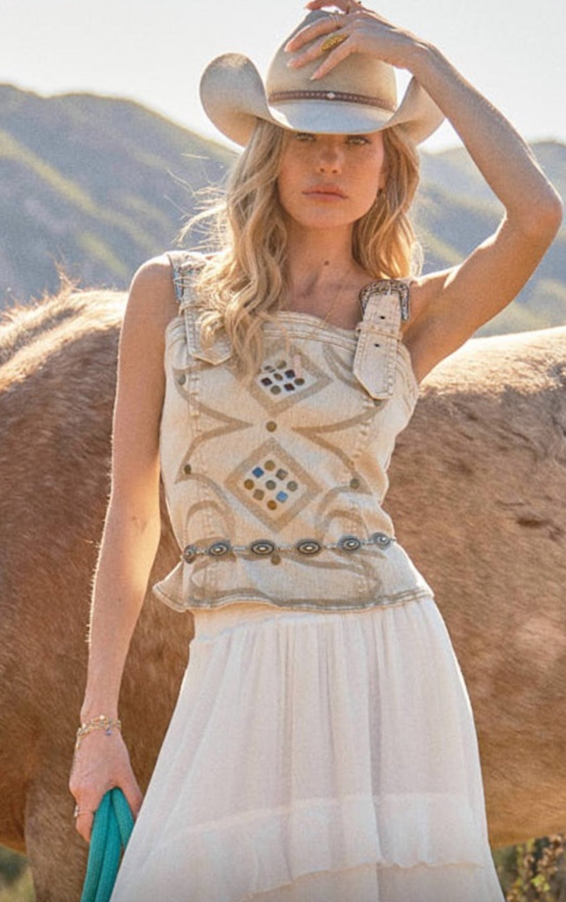 Siena Denim Top