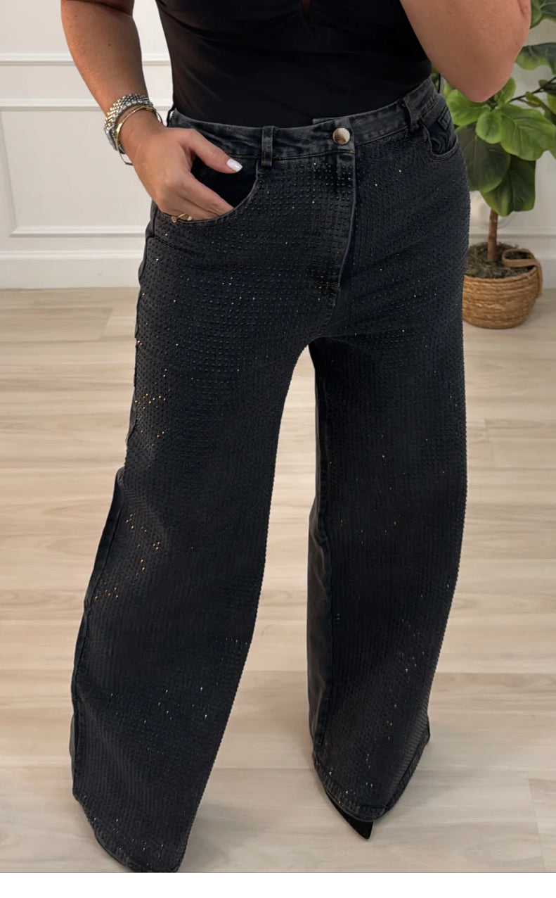 Shiny stones luna jeans