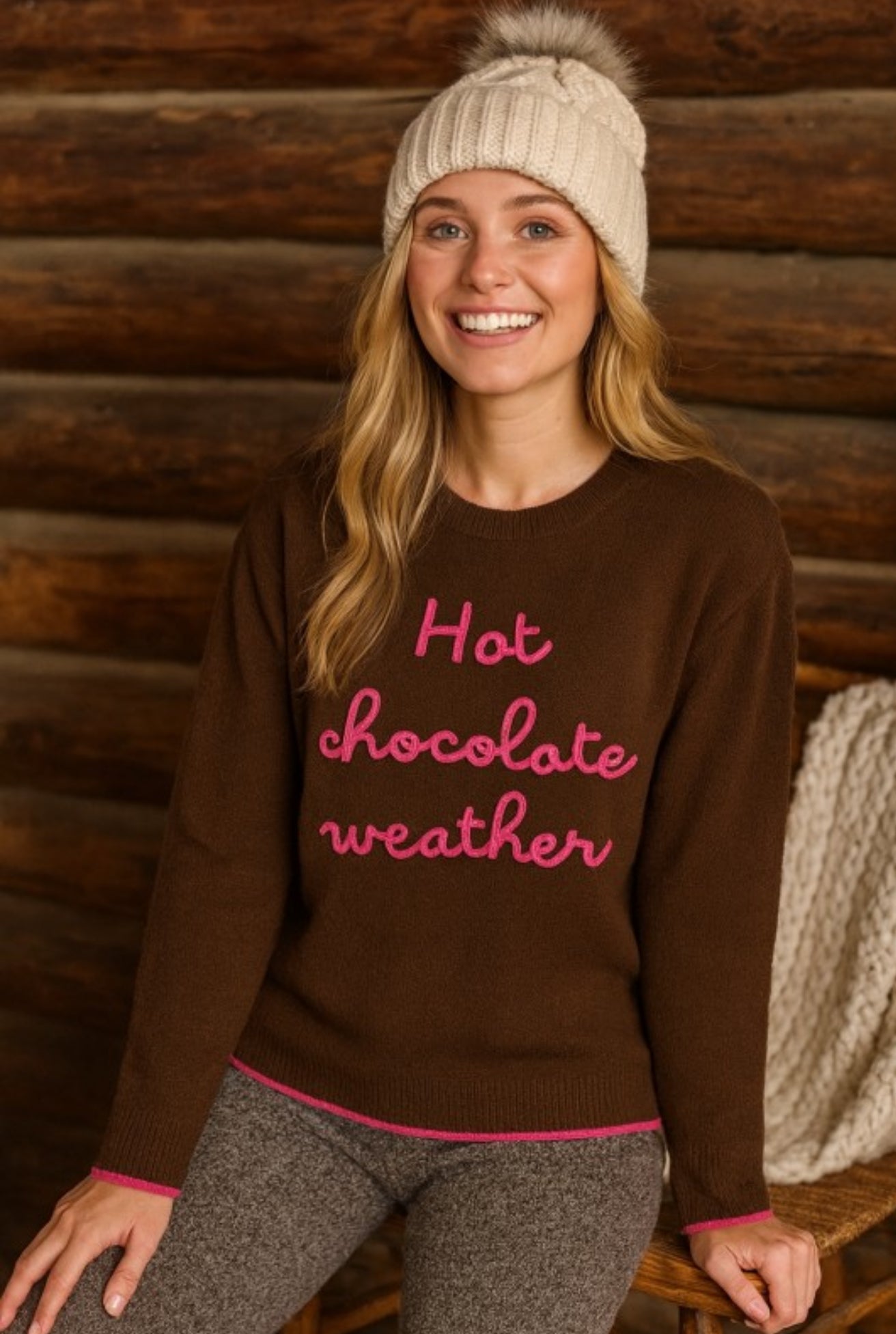 Chocolate sweater