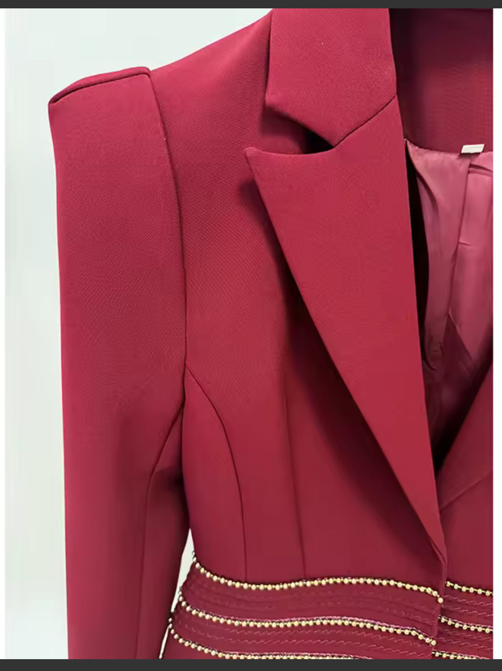 Wine Red Blazer set