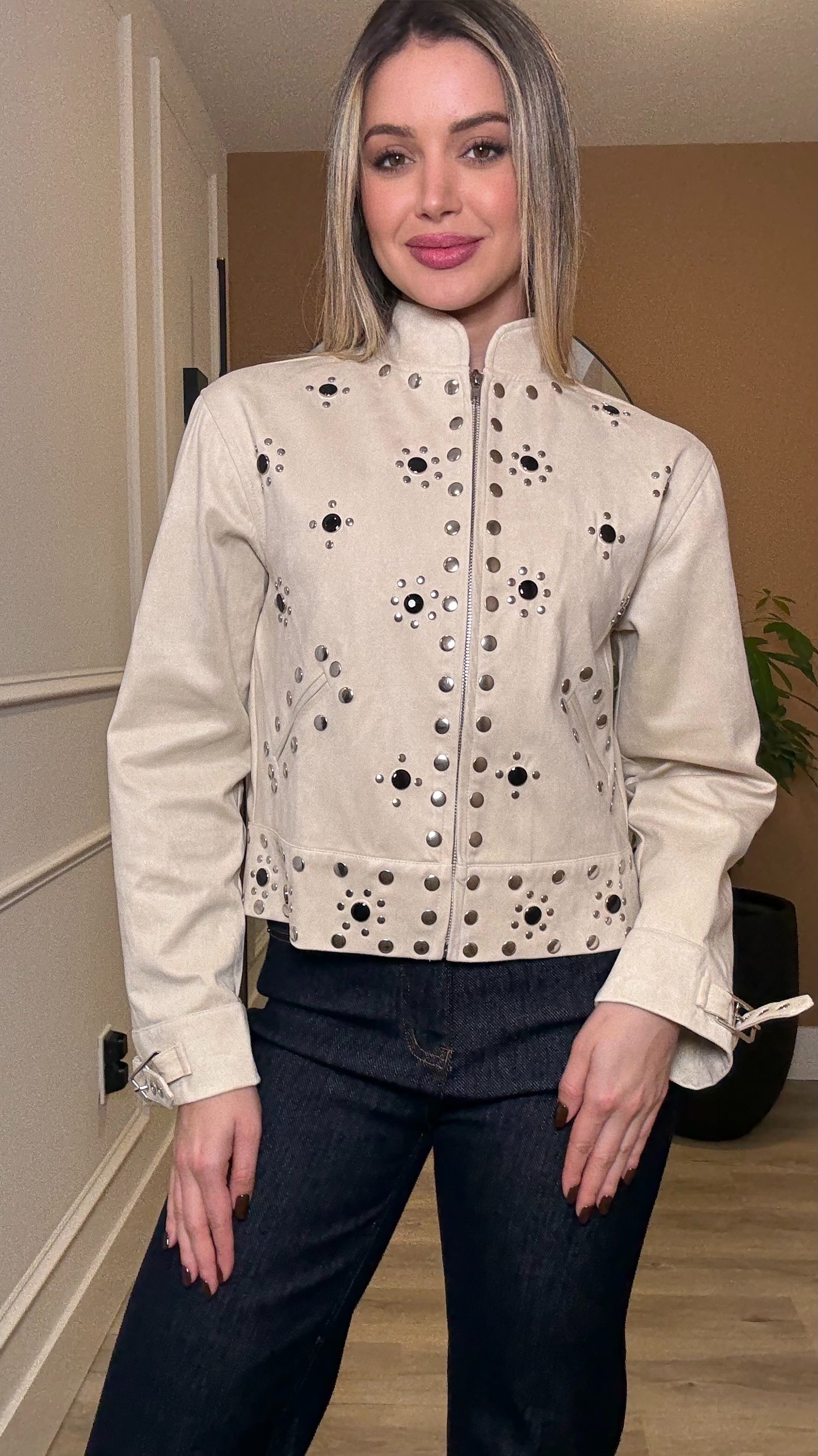 Amelia suede Jacket
