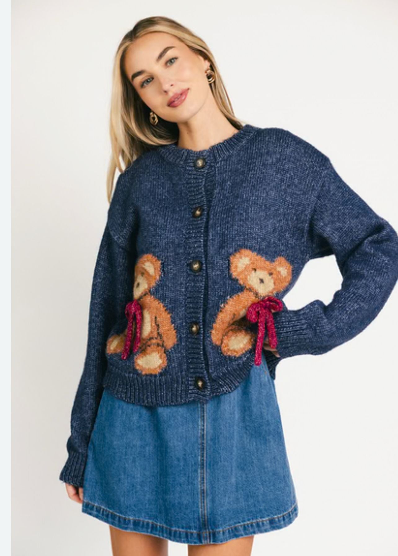 BLUE CARDIGAN BEARS