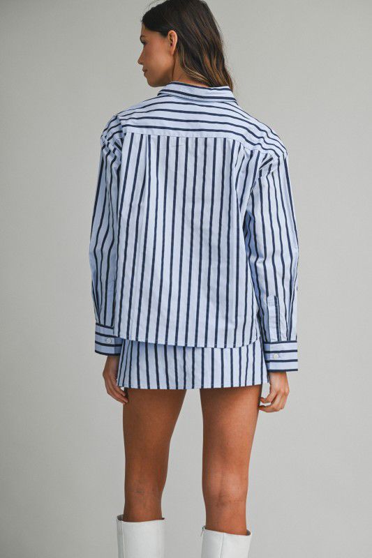 LINE SET SHORT SHIRT