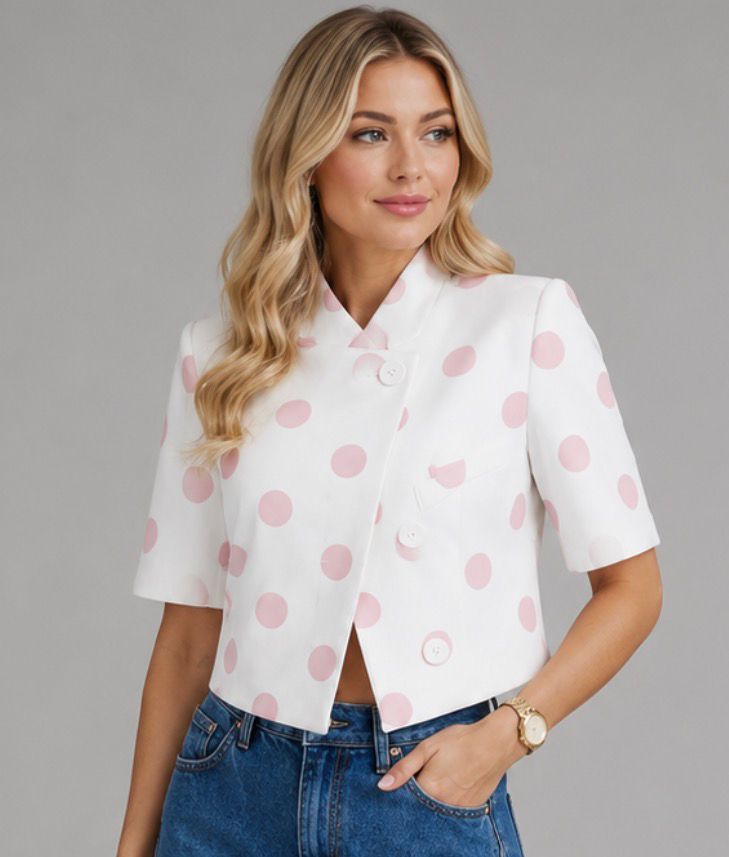 CARRIE POLKA DOTS BLAZER