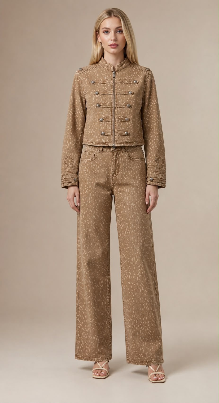Fawn Print Military Set