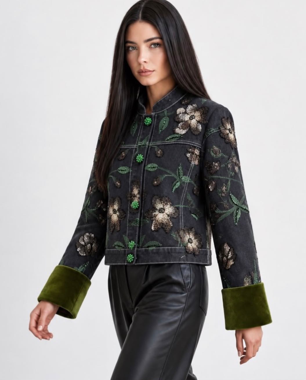 GABRIELA DENIM MAO JACKET