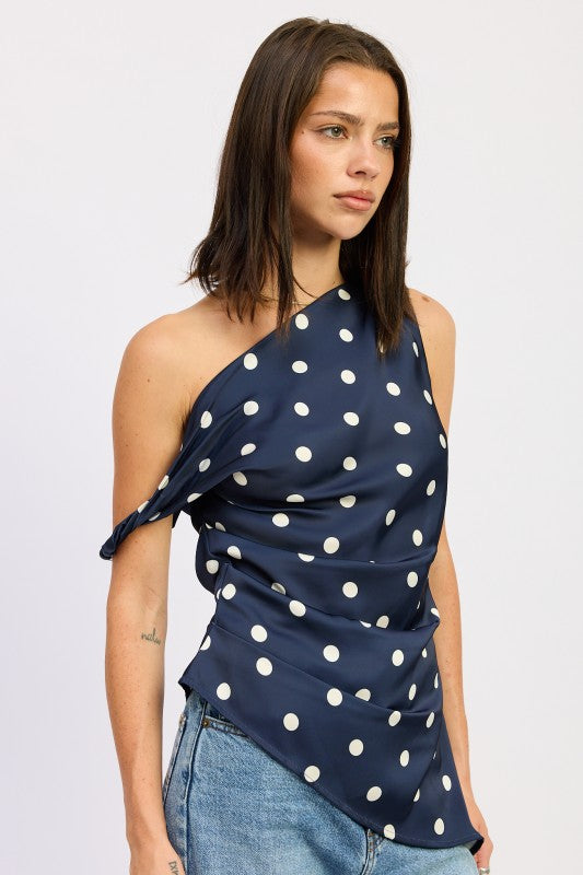 Polka dot top