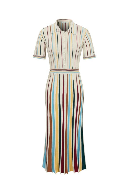 Striped Vane Dress