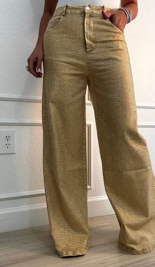 Shiny stones luna jeans