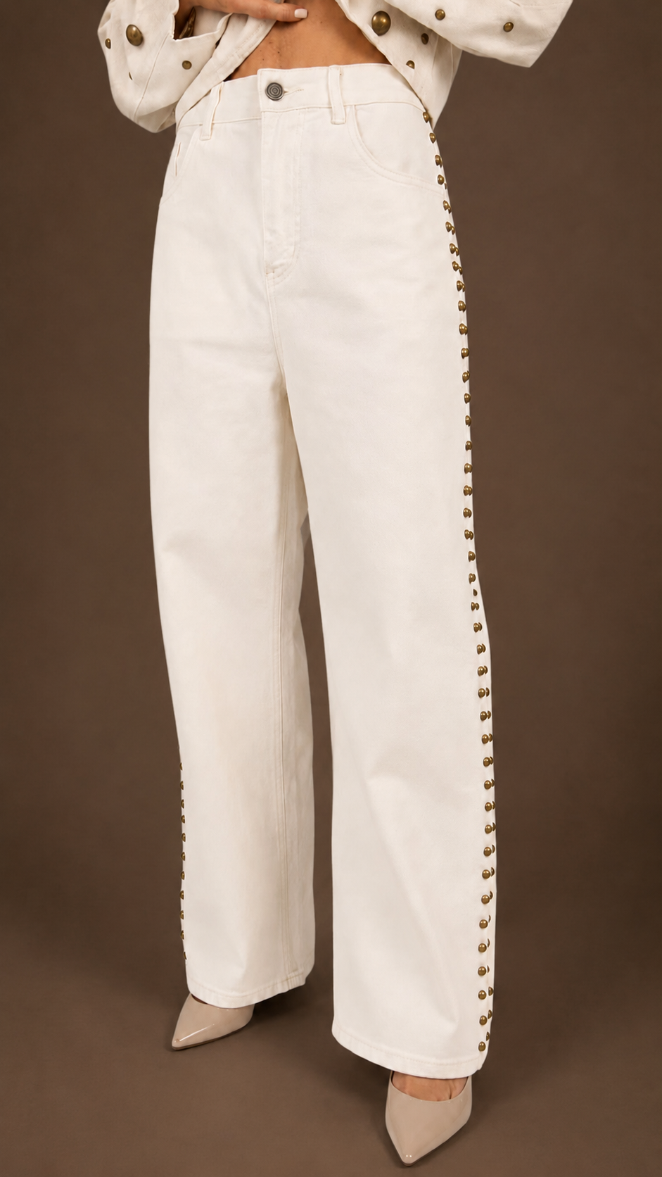 Zaina ivory Jeans