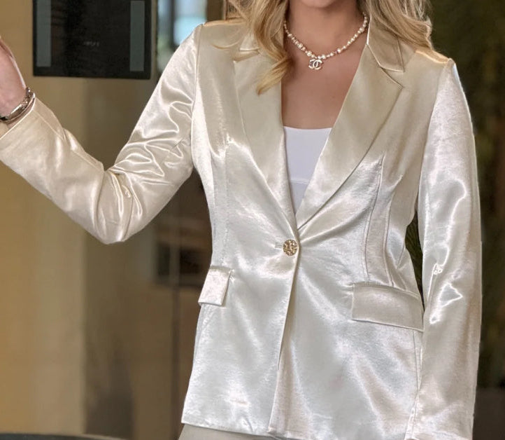 Valery satin Blazer