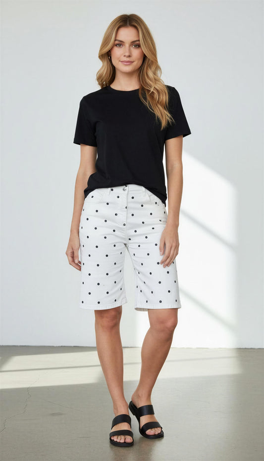 Polka dot Bermuda