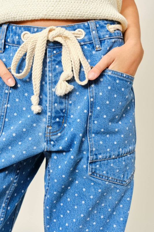 BARREL DOTS JEANS