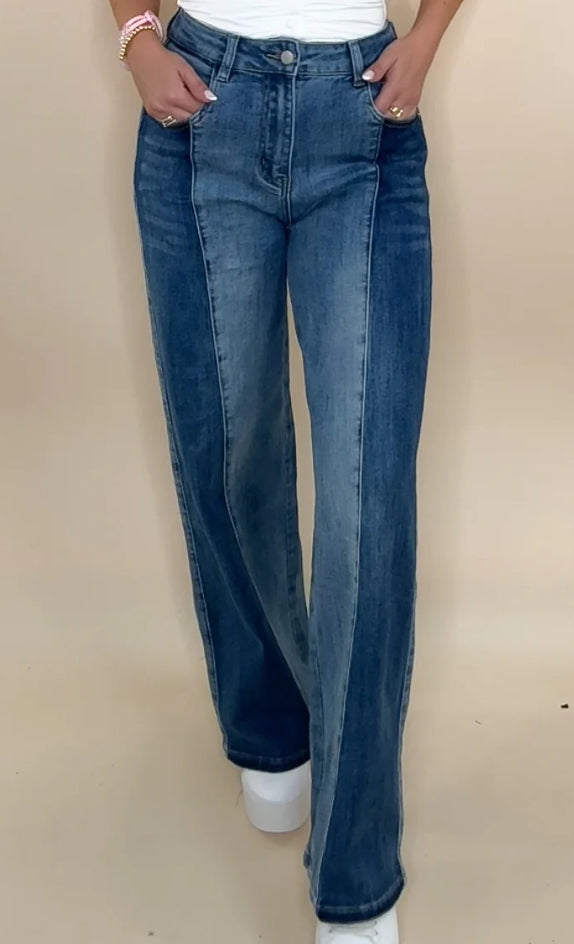 Color block Jeans