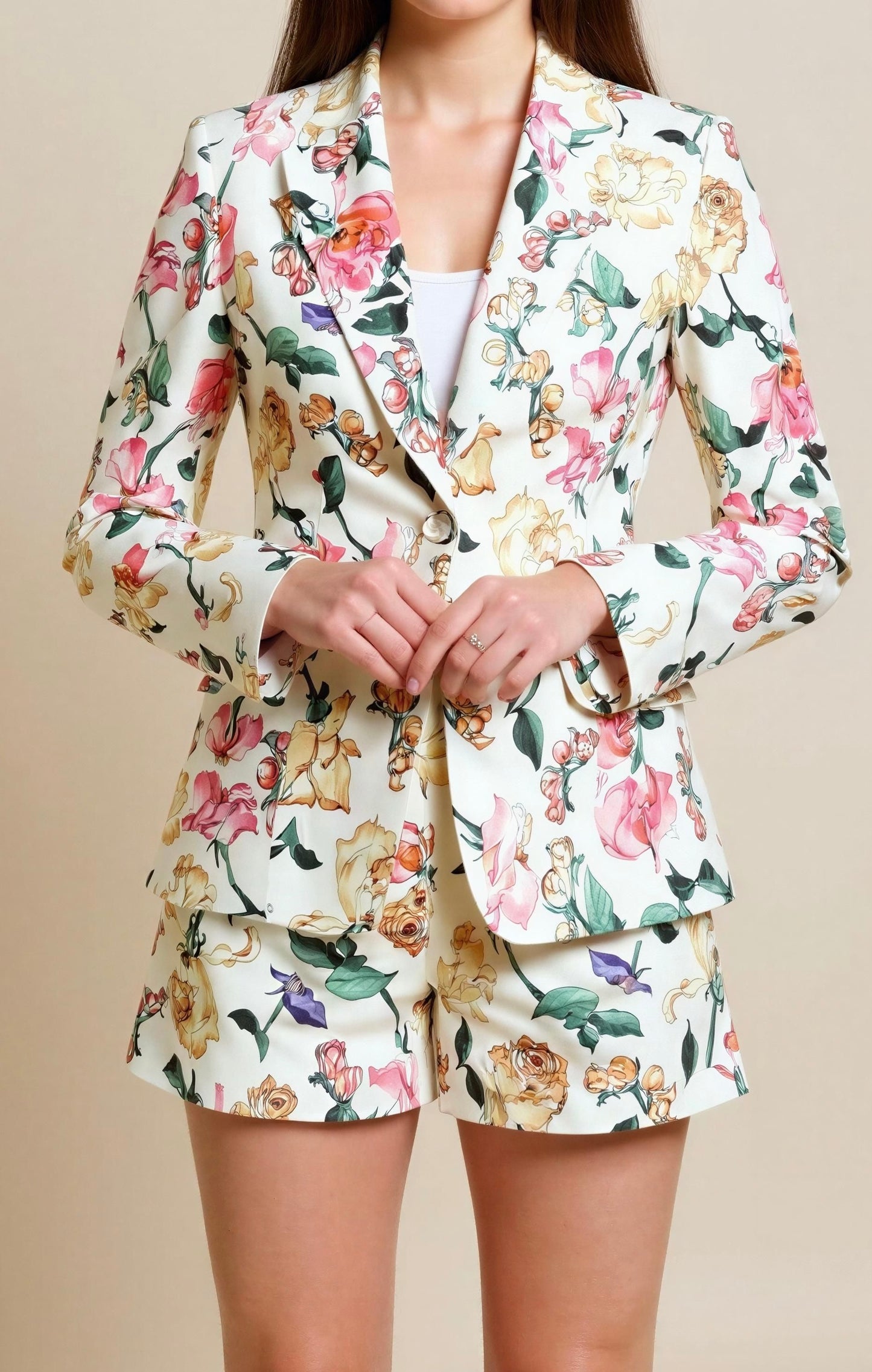 Flower Olivia short set
