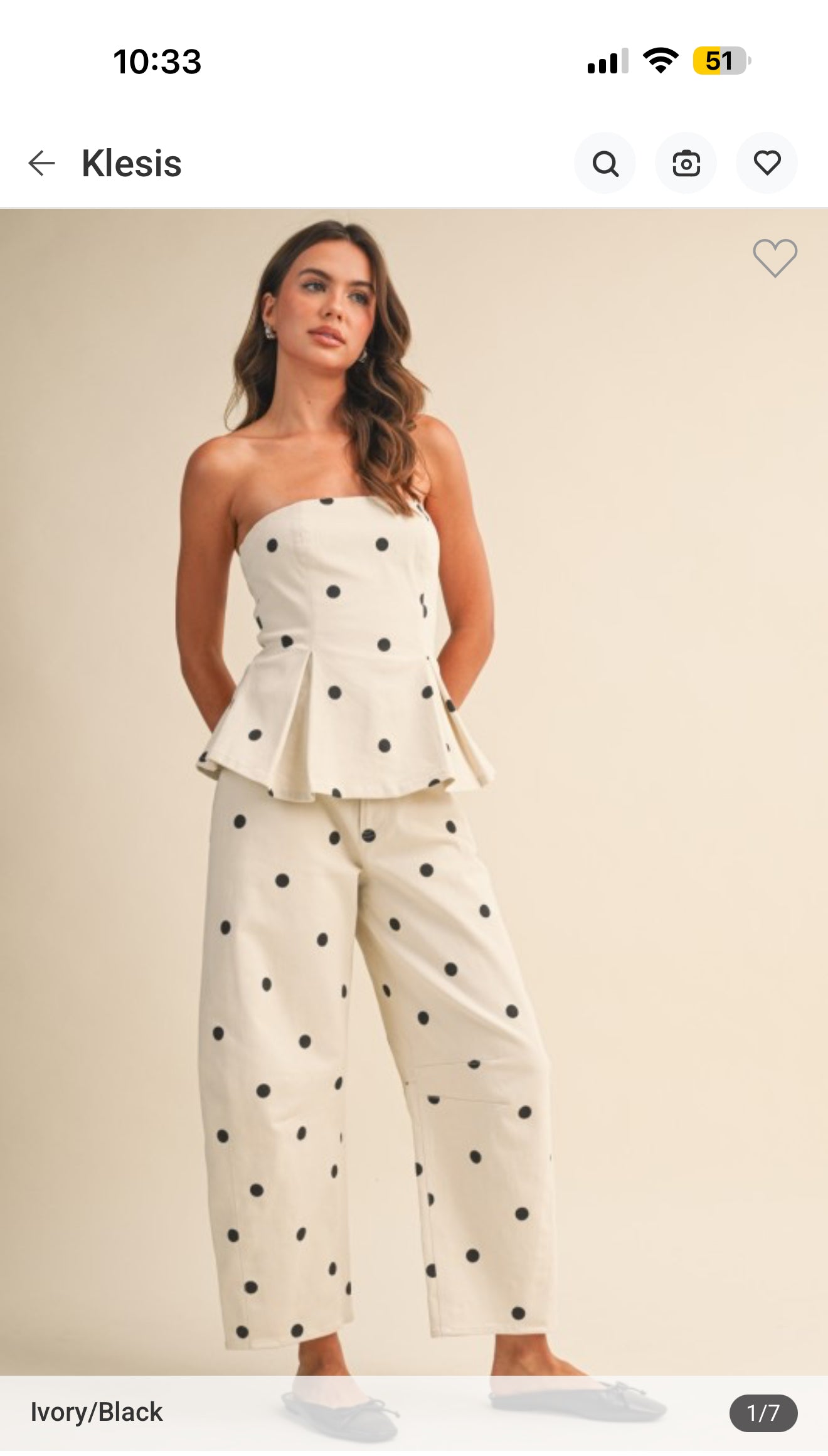 Polka Dot Rebeca set