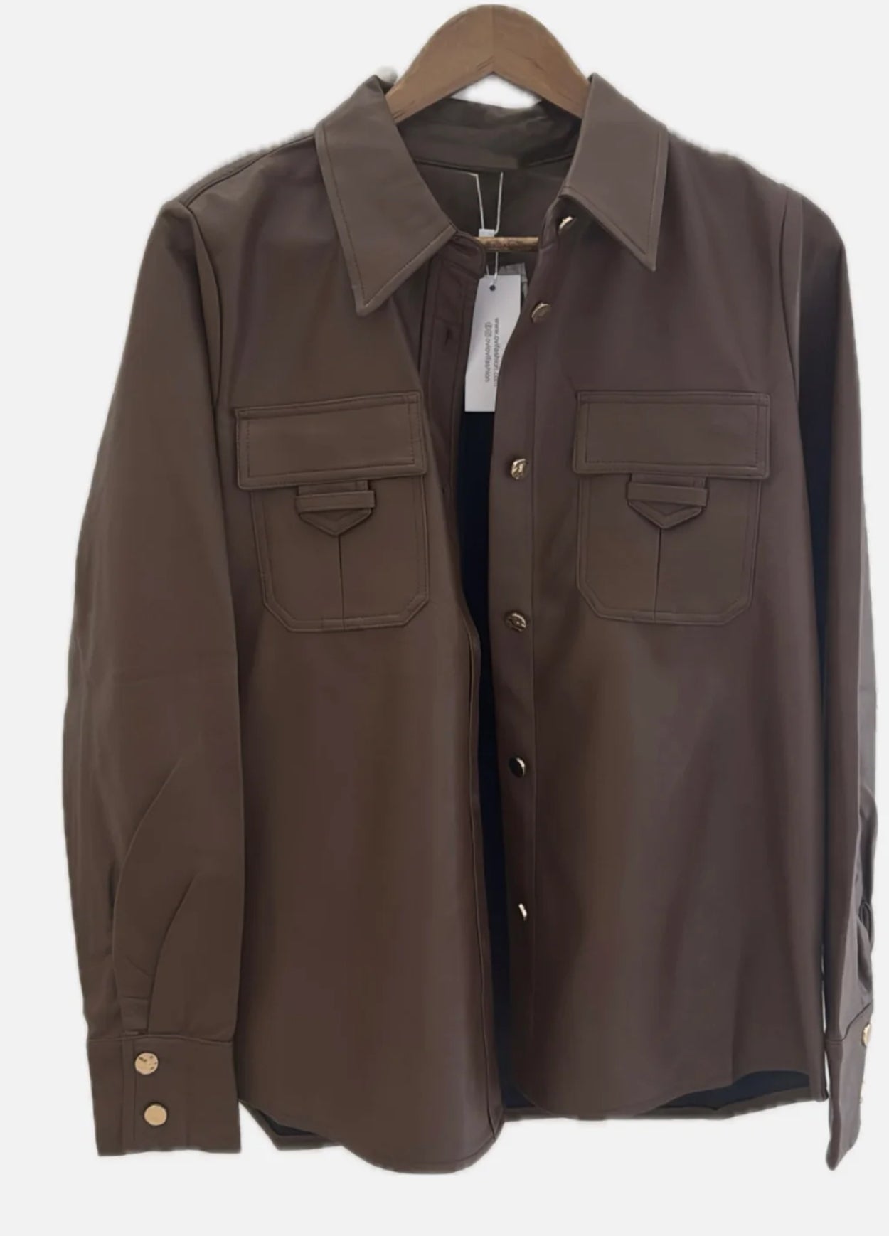 Antonella Leather shirt