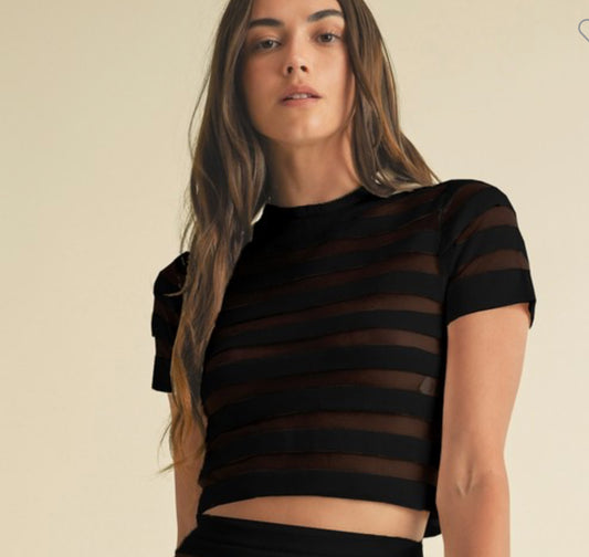 Liz black top