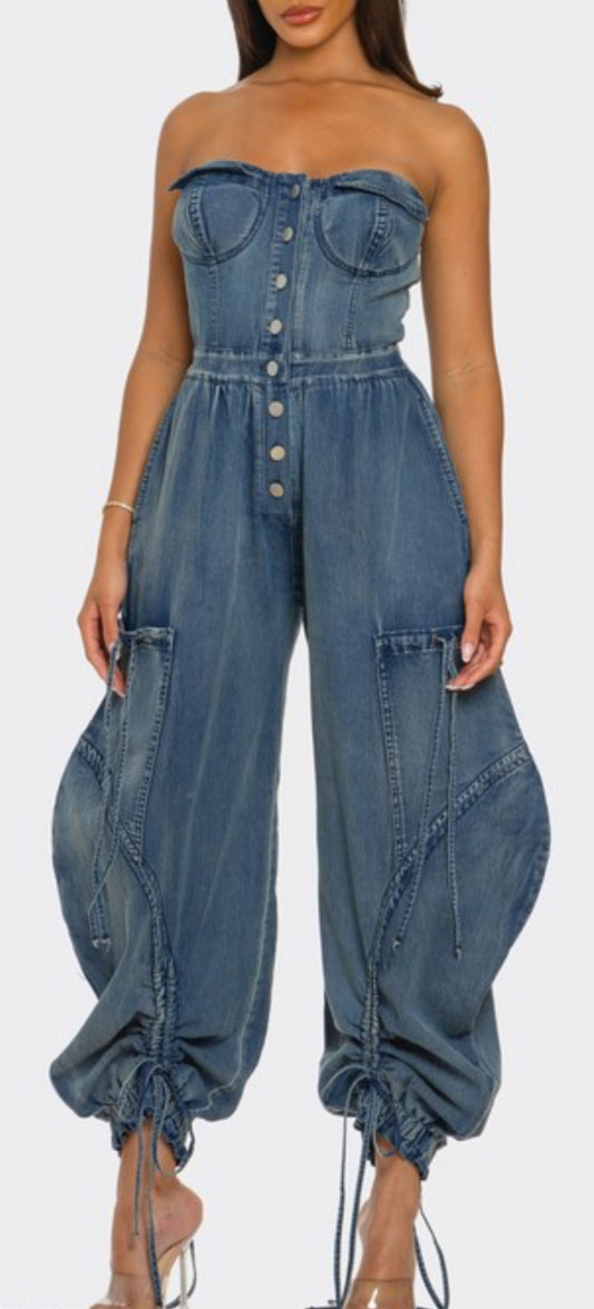 Marie denim Jumpsuit