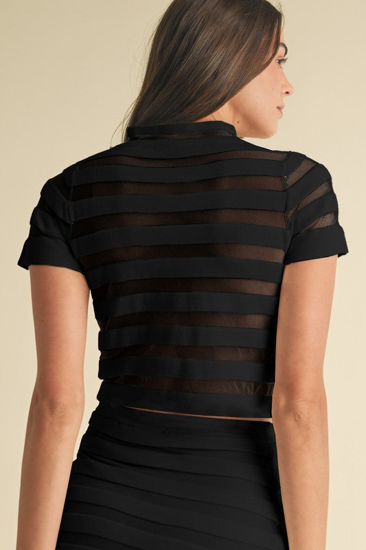 Liz black top