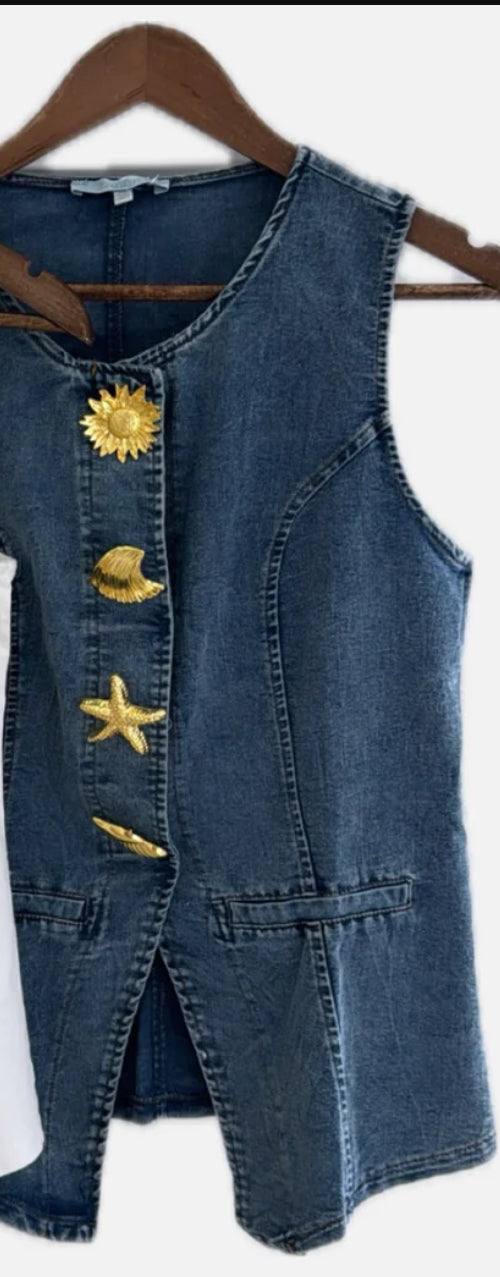 Luna denim Vest