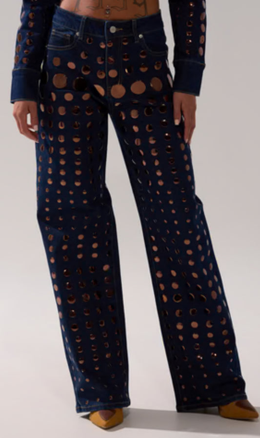 copper coins Jeans