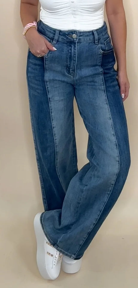 Color block Jeans