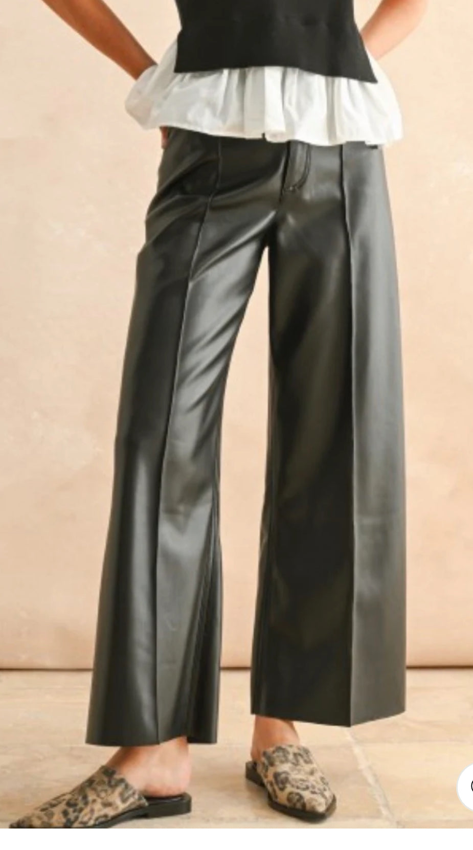 Julie  leather Pants