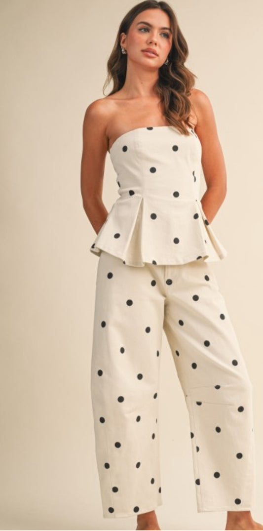 Polka Dot Rebeca set