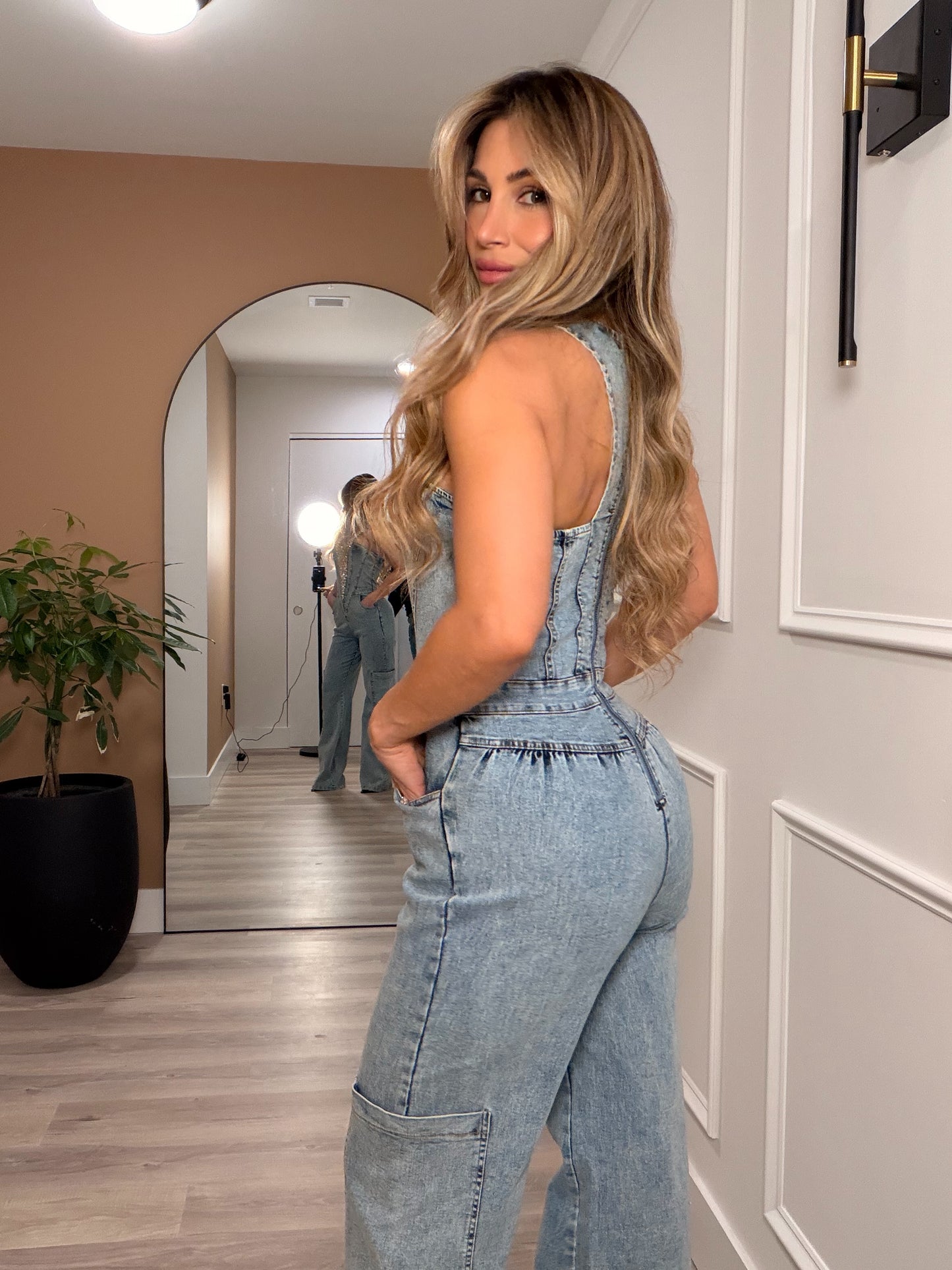 Nicol denim Jumpsuit