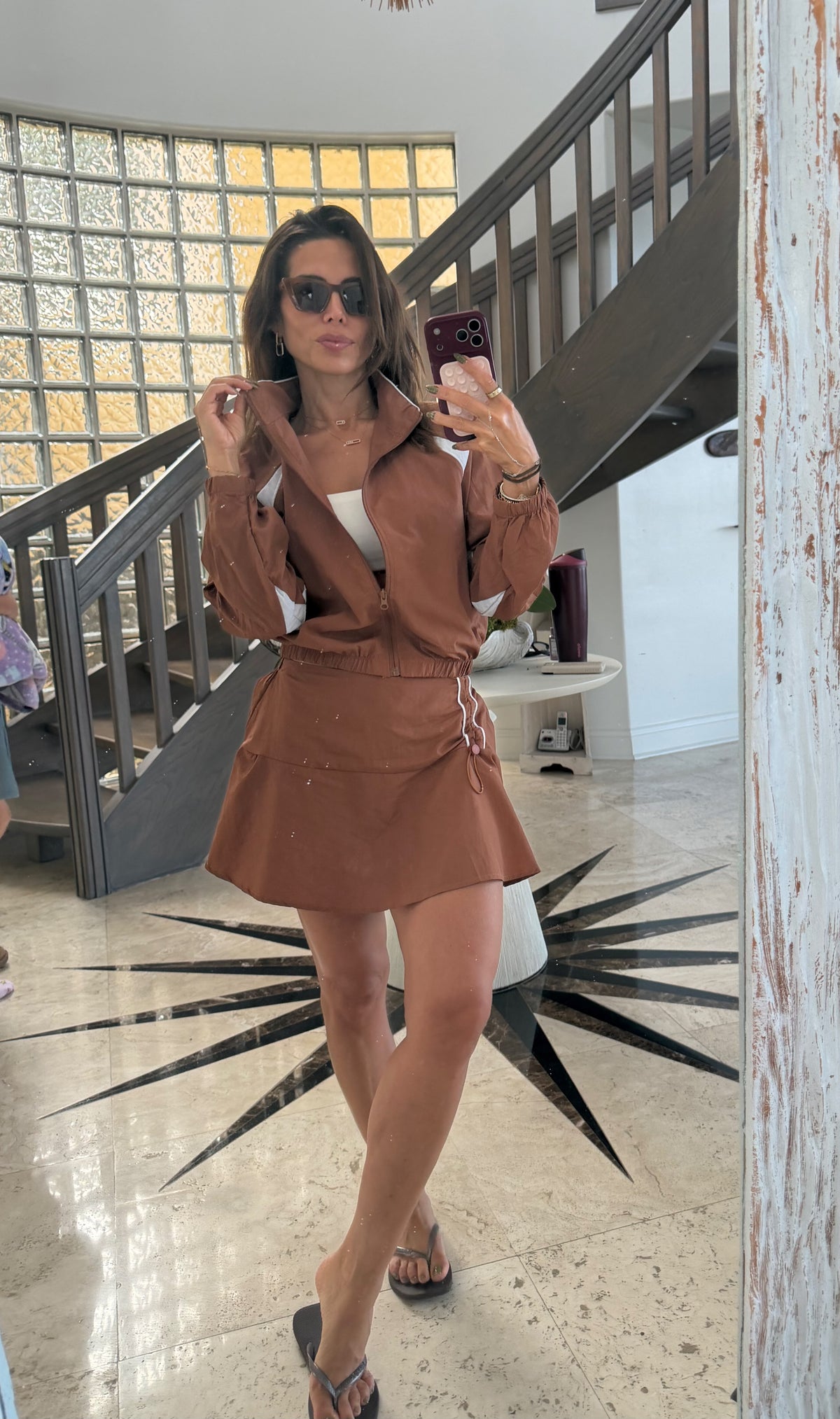 Perla comfy skirt set