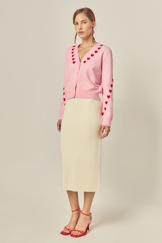 HEARTS CARDIGAN