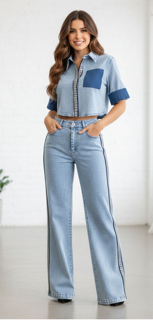 LETI DENIM SET