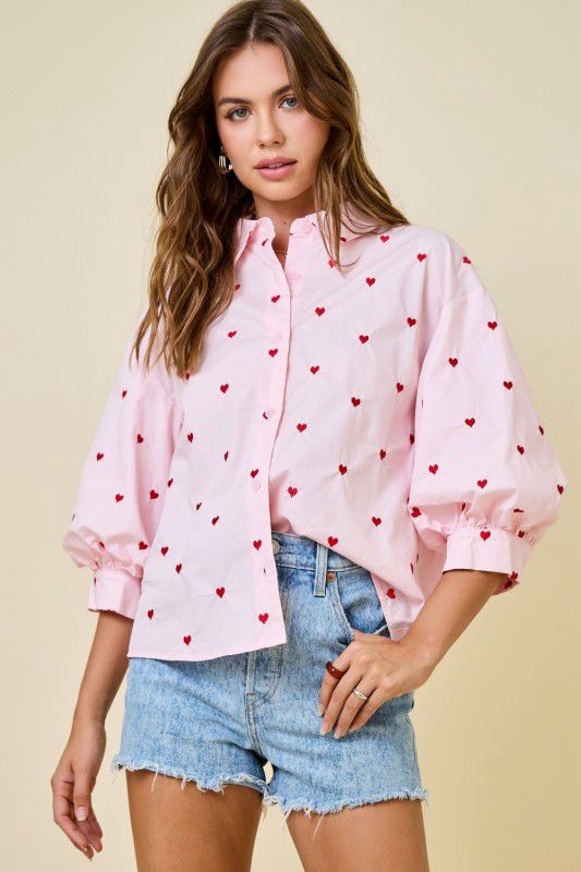 LOVELY HEARTS BLOUSE