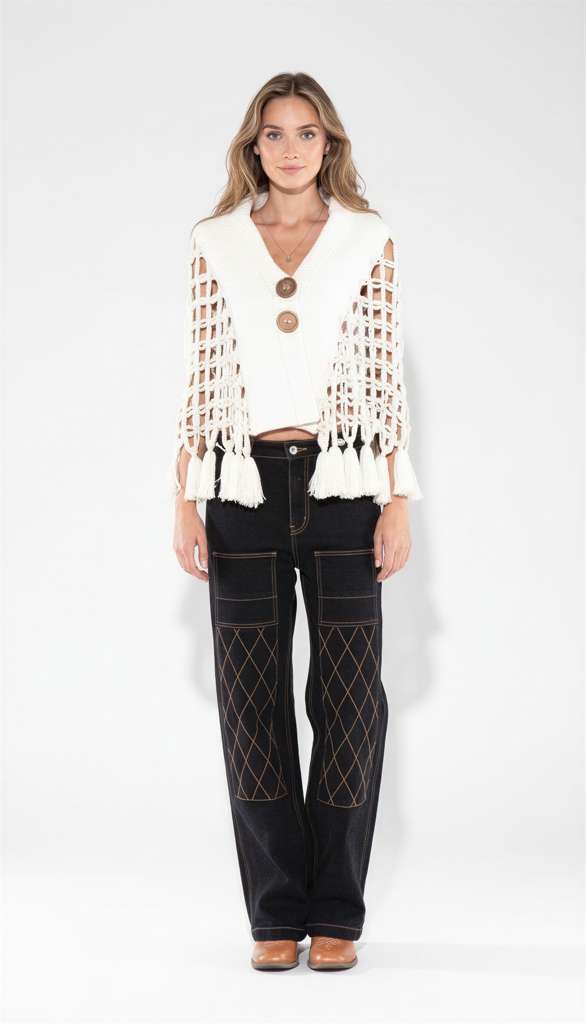 LATTICE GRACE SWATER (PONCHO)