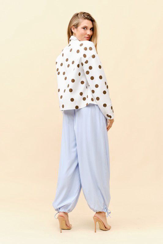 WHITE DOTS JACKET
