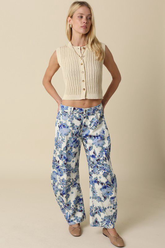 ARIANNA DENIM BARREL PANTS