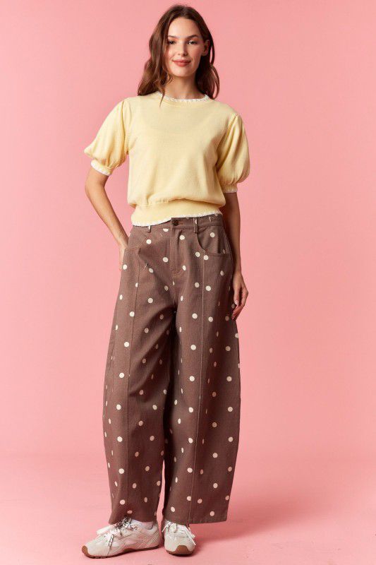 BARREL POLKA DOT YASMIN PANTS