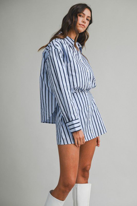 LINE SET SHORT SHIRT