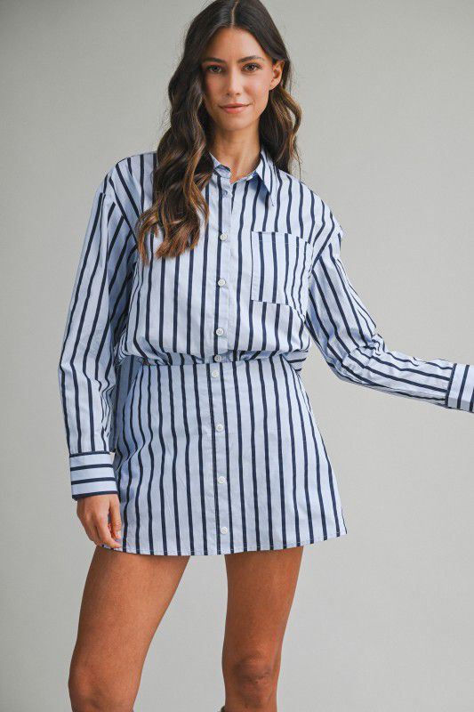 LINE SET SHORT SHIRT
