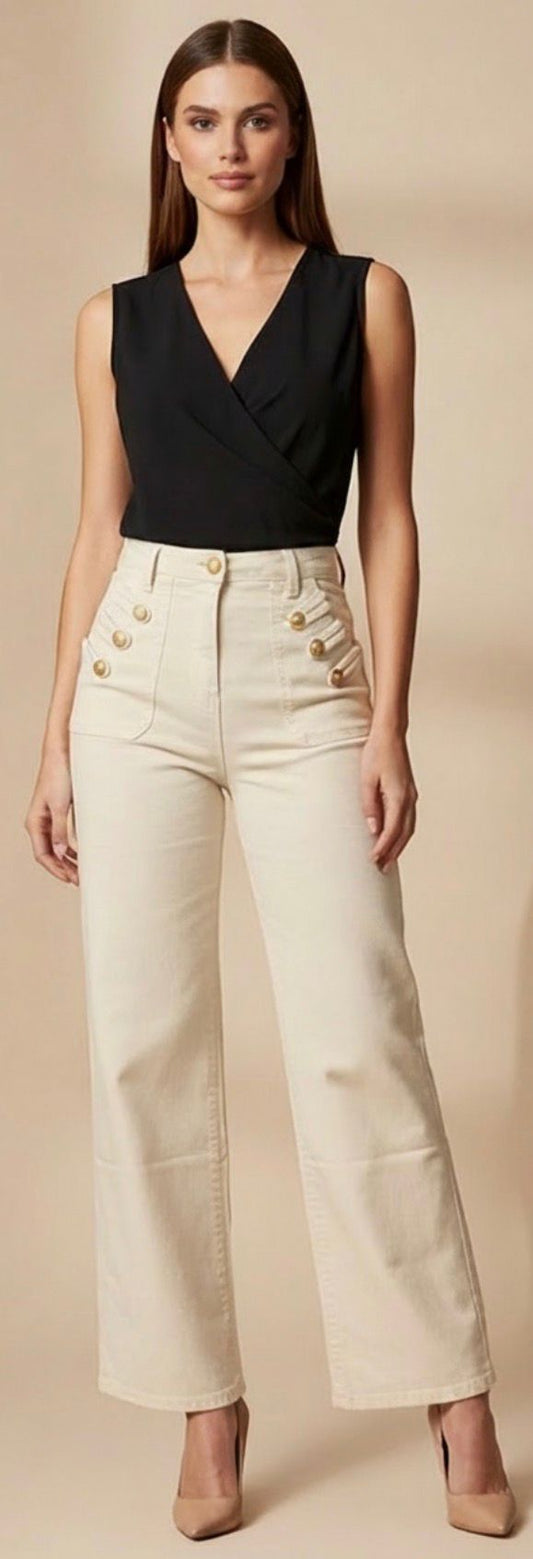 JEANS IVORY