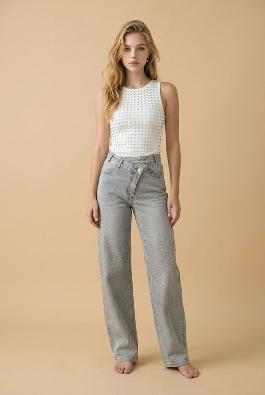 ASIMETRIC JEANS
