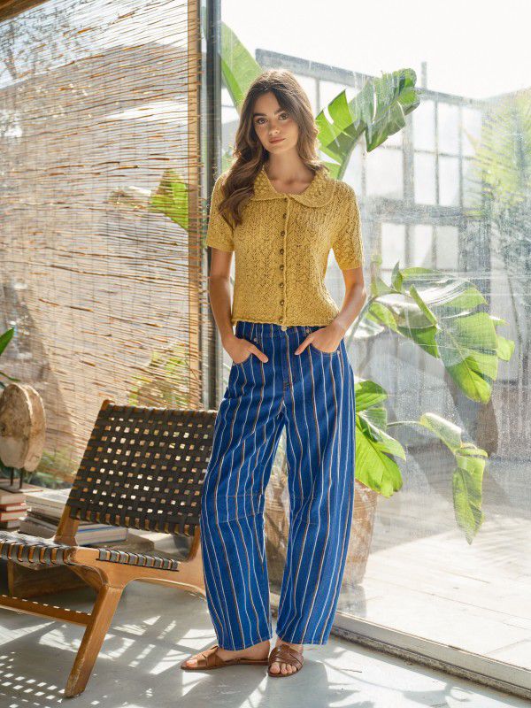 LINES BARREL DENIM JEANS