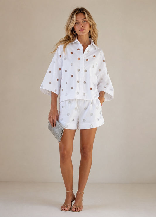 MILA DOTS SHORT SET