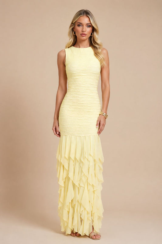 MARIE YELLOW DRESS