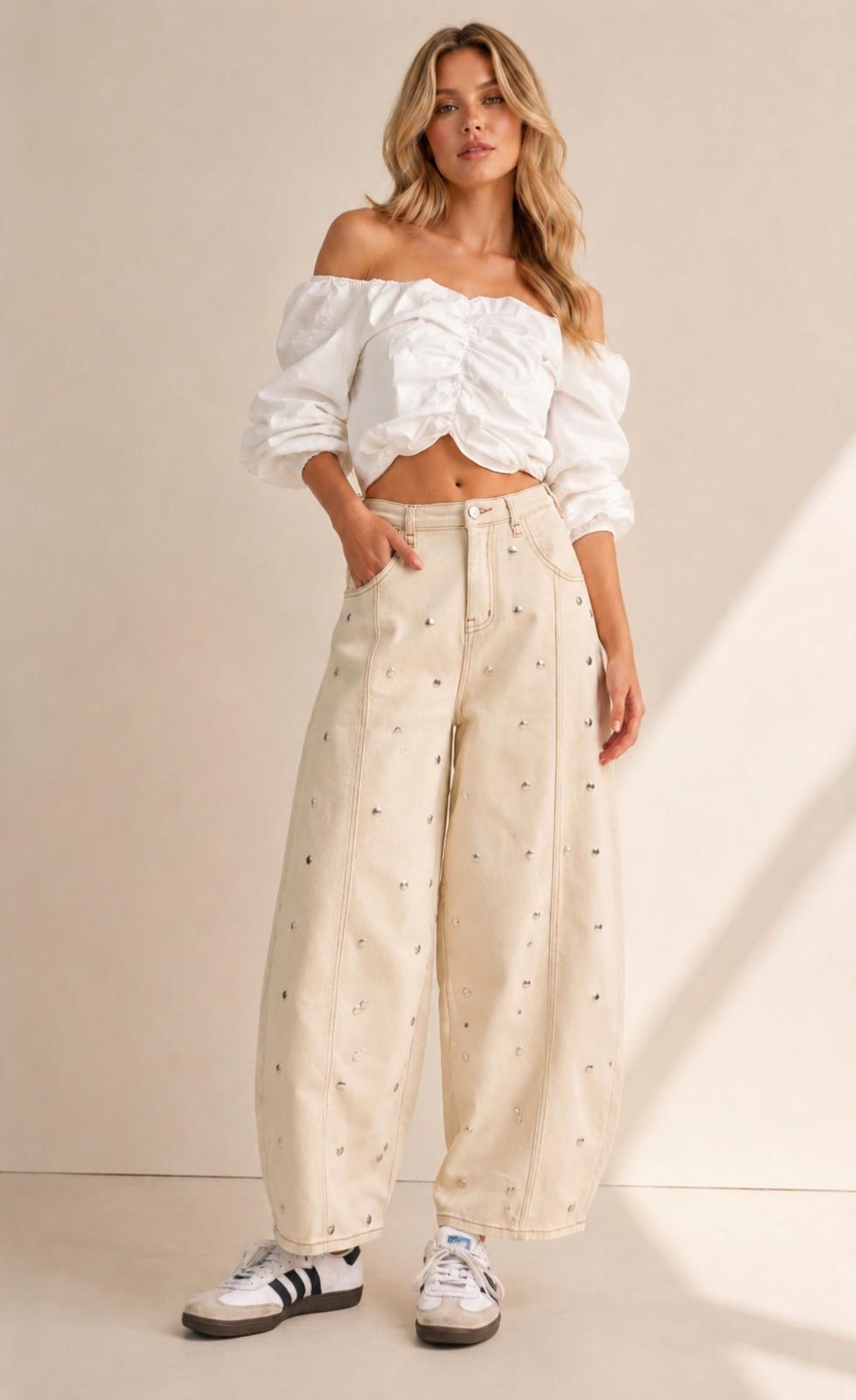 HADEL BARREL PANTS