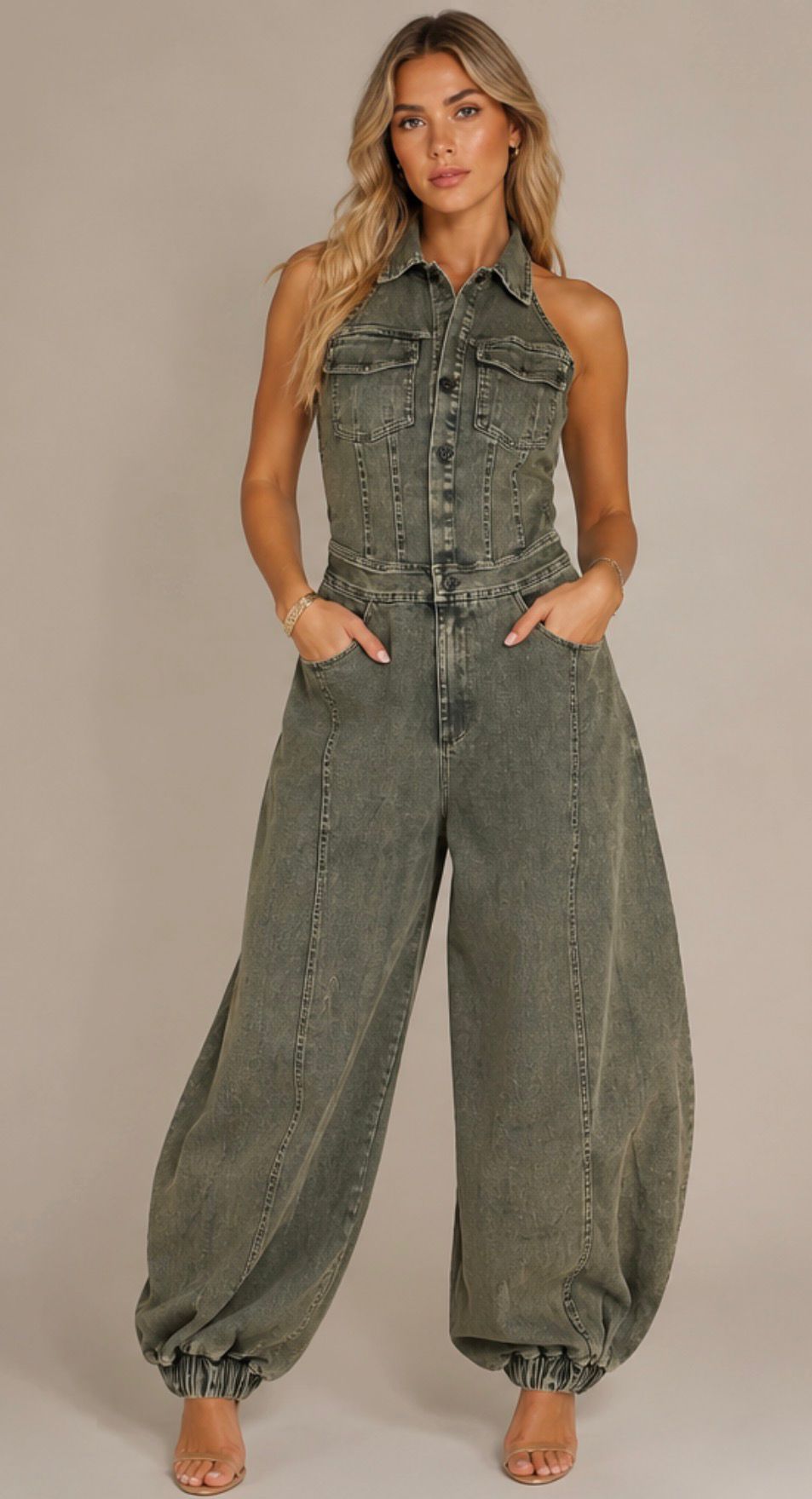 KARLEY DENIM JUMPSUIT