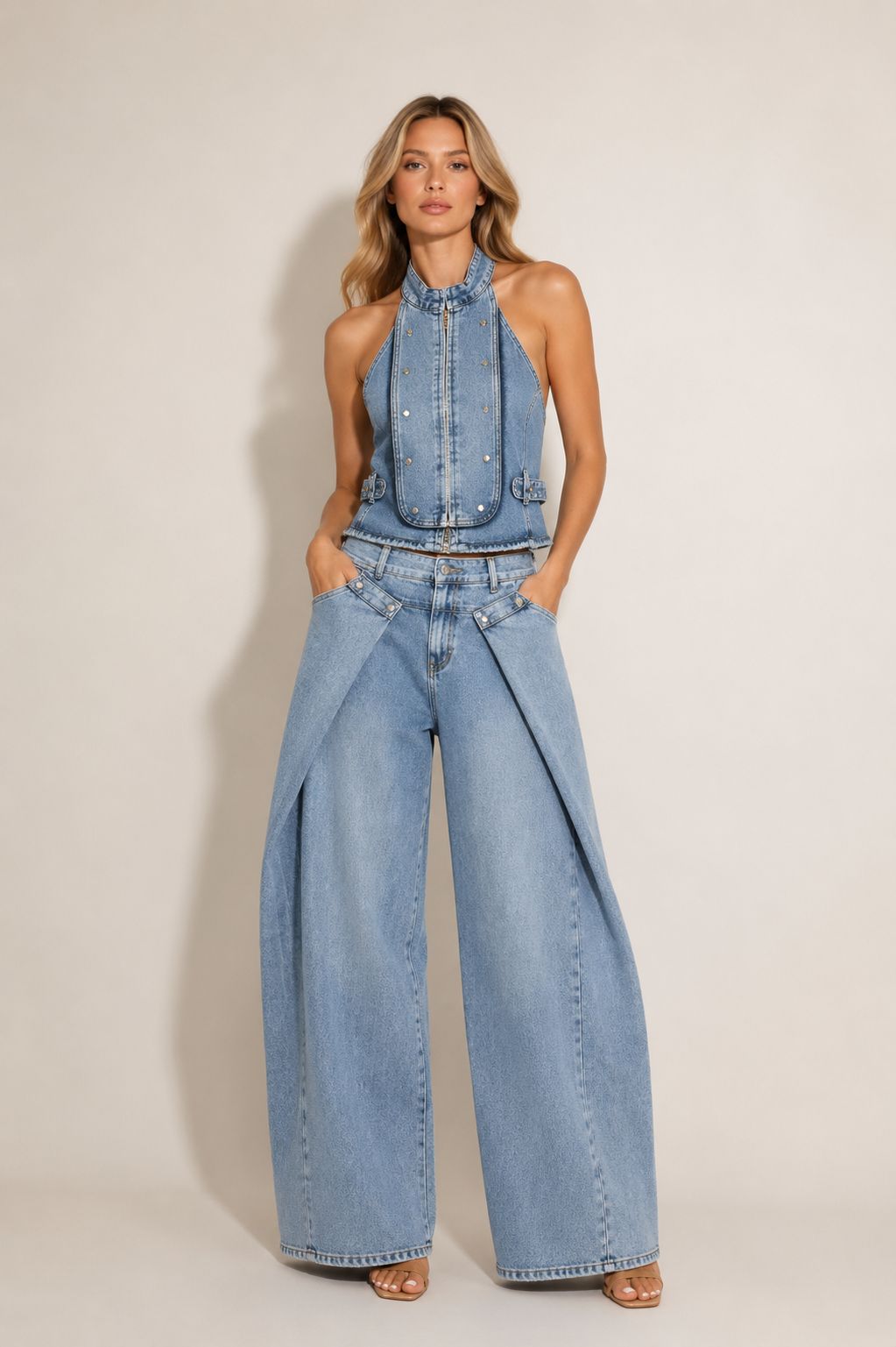 CINDY DENIM SET
